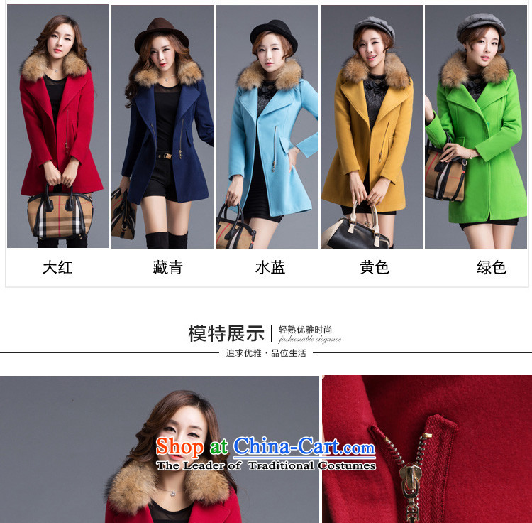 Gross? 2015 autumn and winter coats female new woolen coats in long? 
